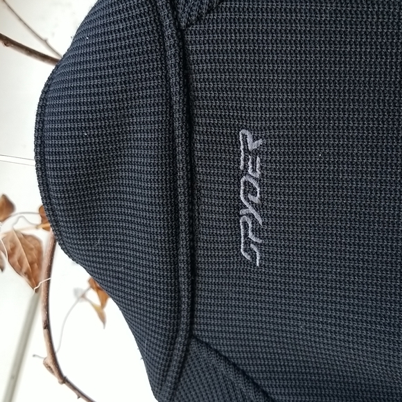 SPYDER CORE sweater 3/4 zip ski jacket pullover- Black M - Picture 1 of 5